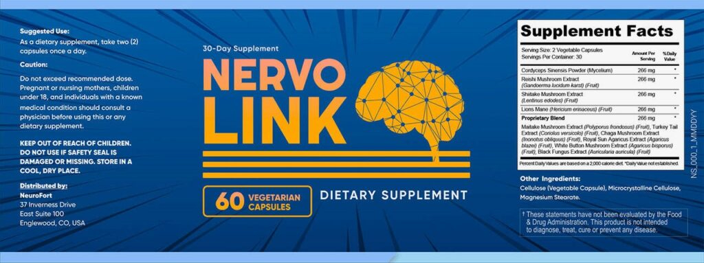 NervoLink supplement facts